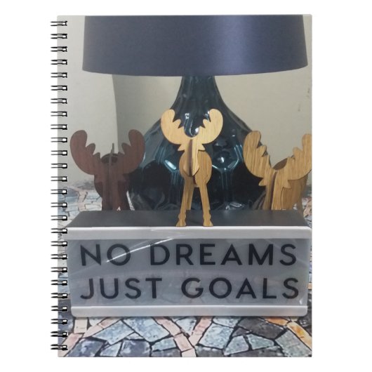 インスパイアReindeer Dreams:ホリやる気を起こさせるー ノートブック (正面)