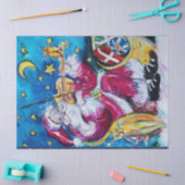 インスパイアSANTAの遊VIOLIN Christmas Night Blue 薄葉紙 (クラフト)