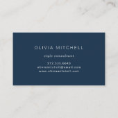 インスパイアStardust濃紺の|の銀河系 名刺 (裏面)