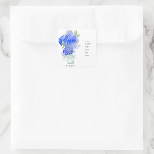 インスパイトプロミアム聖なる書物、 経典イサイアハイドレンガアート スクエアシール (バッグ)