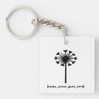 インスピオ引用文が長い袖を行く キーホルダー