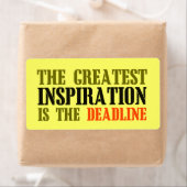 インスピレーショもっとも偉大ンは締め切りおもしろいミーム ラベル (インサイチュ)