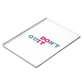 インスピレーショやめンしない ノートブック (左側)