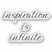 インスピレーショカスタムン・カットのビニール・シール シール (正面)