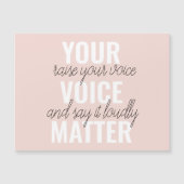 インスピレーションあなたの音声問題モチベーション引用文 (正面)