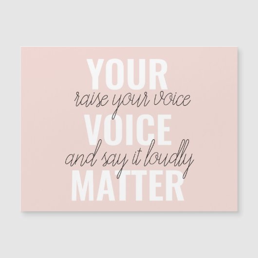 インスピレーションあなたの音声問題モチベーション引用文 (正面)