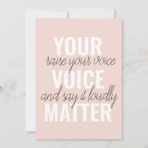 インスピレーションあなたの音声問題モチベーション引用文 シーズンカード