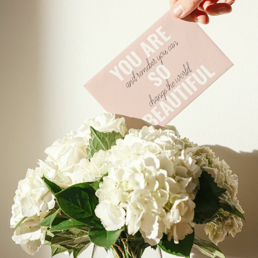 インスピレーションあなたはとても美しい前向き引用文