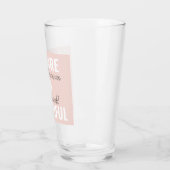 インスピレーションあなたはとても美しい前向き引用文 タンブラーグラス (左)