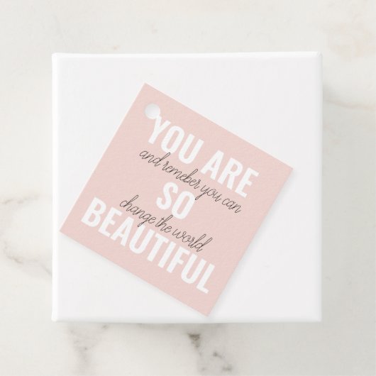 インスピレーションあなたはとても美しい前向き引用文 フェイバータグ (インサイチュ)