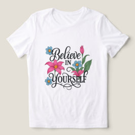 インスピレーションあふれる花柄の女性用トリブレンドTシャツ トライブレンドＴシャツ