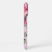 インスピレーションあふれる花柄 iPhoneケース (右側面)