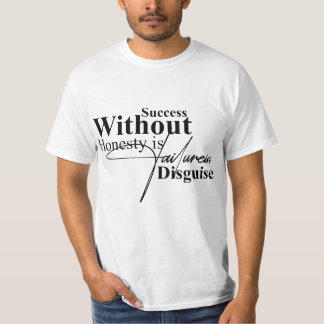 インスピレーションあふれる誠実さのタイポグラフィTシャツ Tシャツ