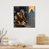 インスピレーションおもしろい – モチベーション漫画ポスター ポスター (キッチン)