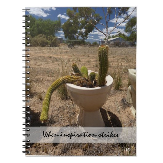 インスピレーションが当たった時 ノートブック (正面)