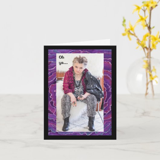 インスピレーションが私に当たるのを待っている カード (黄色い花)