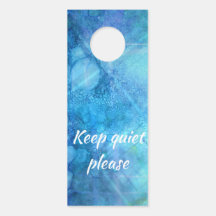 インスピレーションが進行中保、静かにお願い