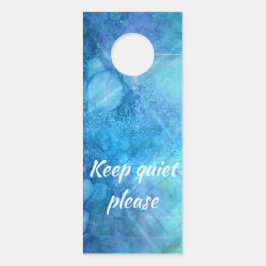 インスピレーションが進行中保、静かにお願い ドアノブサイン