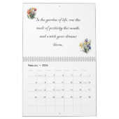 インスピレーションとモチベーションのカレンダー カレンダー (2月 2026)