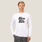 インスピレーションとモチベーションをくれるトラッカーキャップのデザイン トライブレンドTシャツ (正面全体)