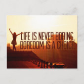 インスピレーションとモチベーションを高める名言 ポストカード (正面)