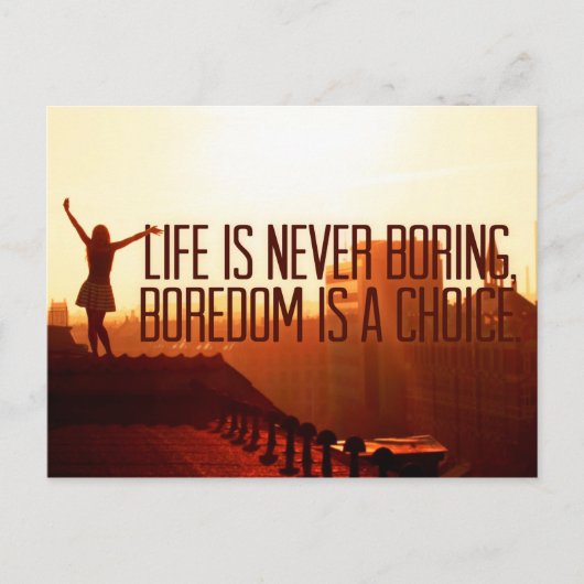 インスピレーションとモチベーションを高める名言 ポストカード (正面)