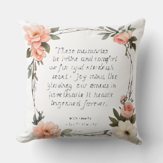 インスピレーションと強さ クッション (正面)