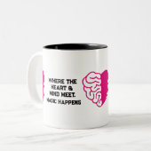 インスピレーションと愛情 ツートーンマグカップ (正面左)