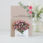 「インスピレーションに感謝」 サンキューカード (スタンド正面)