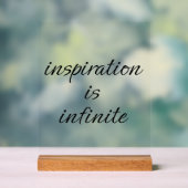 インスピレーションのアクリル記号 アクリルサイン (ニュートラル)