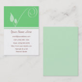 インスピレーションのプロフィールの名刺の種 名刺 (正面/裏面)