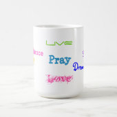 インスピレーションのマグ(色) コーヒーマグカップ (中央)