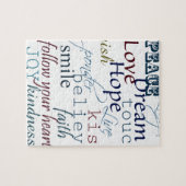 インスピレーションの単語 ジグソーパズル (横)