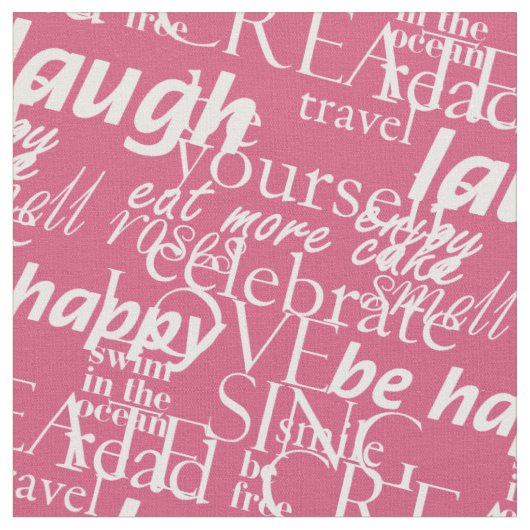 インスピレーションの単語 ファブリック (クローズアップ)