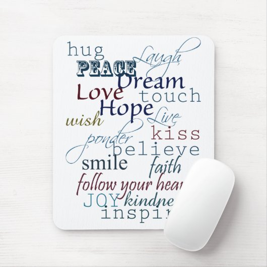 インスピレーションの単語 マウスパッド (マウス)