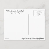 インスピレーションの妖精カード ポストカード (裏面)