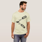 インスピレーションの引用Tシャツ - 心と知性 Tシャツ (正面フル)