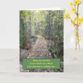 インスピレーションの旅行カード カード (黄色い花)