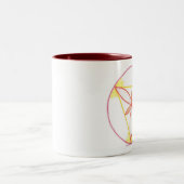 インスピレーションの曼荼羅#2 ツートーンマグカップ (中央)