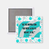 インスピレーションの正方形2インチの正方形の磁石 マグネット (正面/裏面)