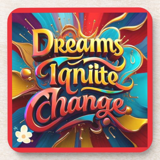 「インスピレーションの色」 コースター (正面)