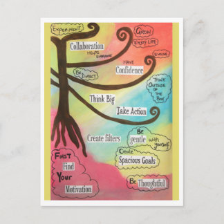 インスピレーションの虹 ポストカード