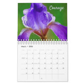 インスピレーションの言葉の自然カレンダー カレンダー (3月 2026)