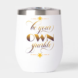 インスピレーションの言葉「自分の輝き」タンブラー