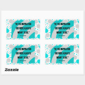 インスピレーションの長方形のステッカー 長方形シール (シート)