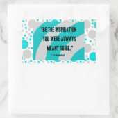 インスピレーションの長方形のステッカー 長方形シール (バッグ)