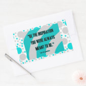 インスピレーションの長方形のステッカー 長方形シール (封筒)