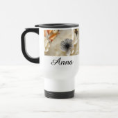 インスピレーションの開花パーソナライズされた: トラベルマグ (左)