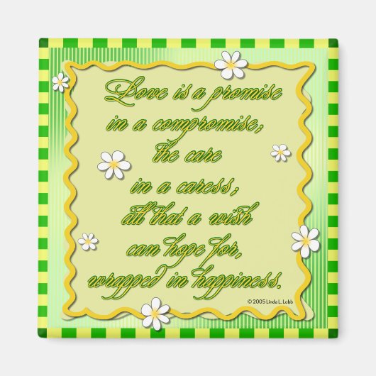 インスピレーションの雲：愛は約束の磁石 マグネット (正面)