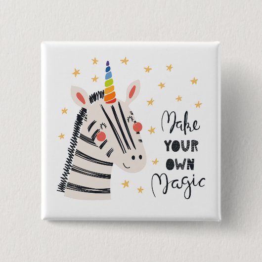 インスピレーションのZebriトウモロコシ 缶バッジ (正面)